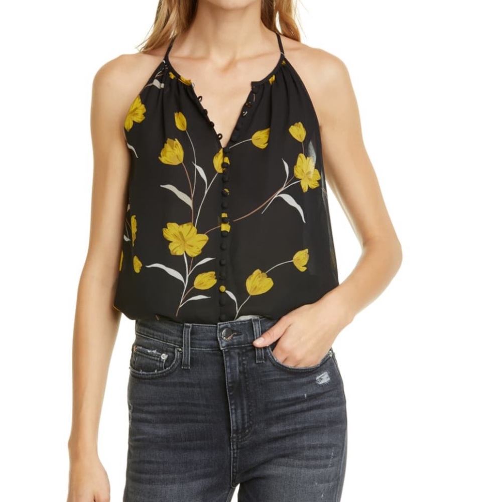 Joie Galletha B silk gorgeous tulip tank 💐